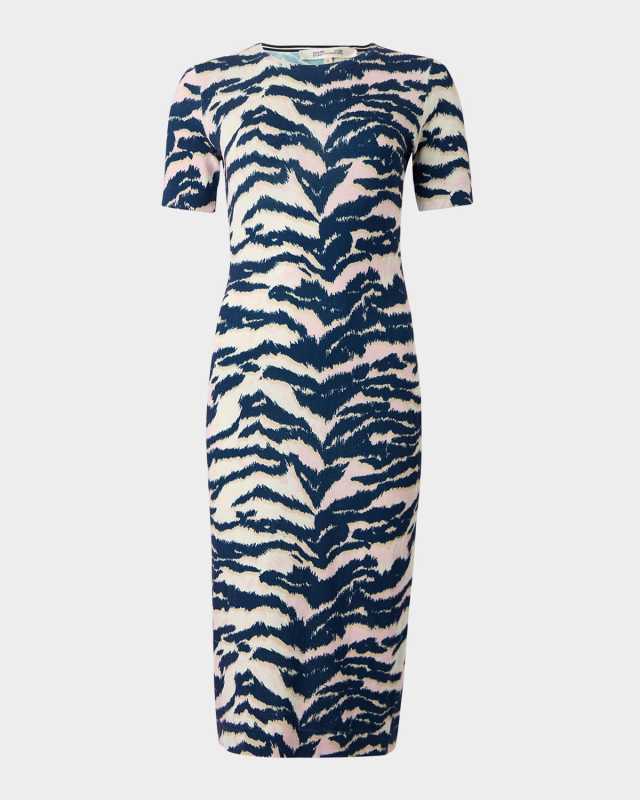Florence Tiger-Print Bodycon Dress